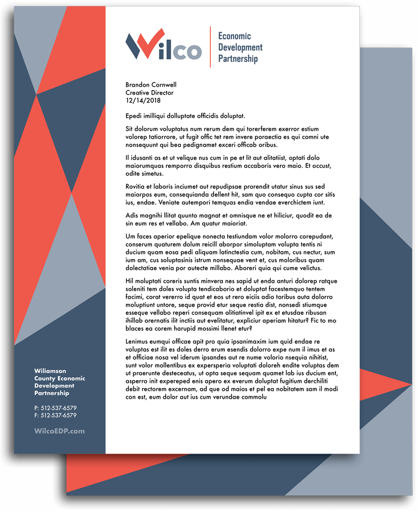 Wilco EDP 5 WilcoEDP letterhead