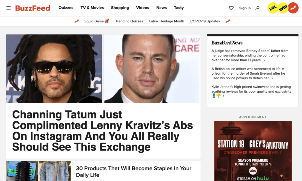 buzzfeed-homepage-screenshot