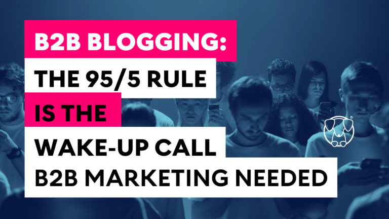 Why the 95/5 Rule Is the Wake-Up Call B2B Marketing Needed