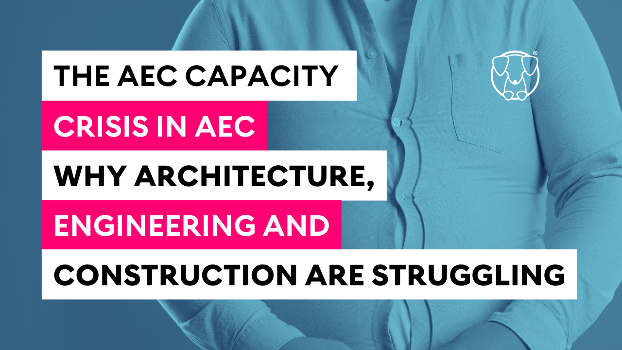 Hot-Dog-Marketing-Blog-AEC-Capacity-Crisis-Title-Background-person-with-too-tight-shirt-blue-overlay